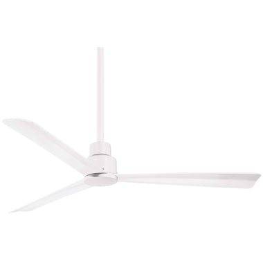 Minka Aire F787 Simple 52" Outdoor Ceiling Fan Flat White