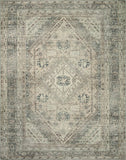 Magnolia Home by Joanna Gaines x Loloi Sinclair Machine Washable Natural / Sage Area Rug Rug Size: Rectangle 7'6" x 9'6"