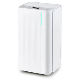 32 Pint Dehumidifier with 3.3FT Drain Hose, 24H Timer & 3 - Color Indicator, 2000 Sq.Ft Portable Dehumidifier for Basement, Bedroom, Bathroom