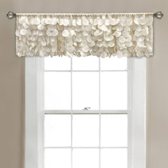 14"x70" Gigi Blackout Window Valance Ivory - Lush D��cor